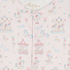 Baby Girls Pink Carousel Babygrow Set, 1, hi-res
